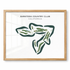 Saratoga Country Club, California - Printed Golf Course