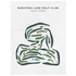 Saratoga Lake Golf Club, New York - Printed Golf Courses
