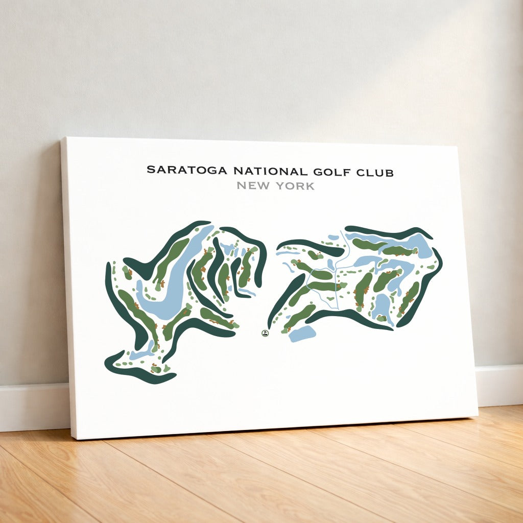 Saratoga National Golf Club, New York - Printed Golf Course