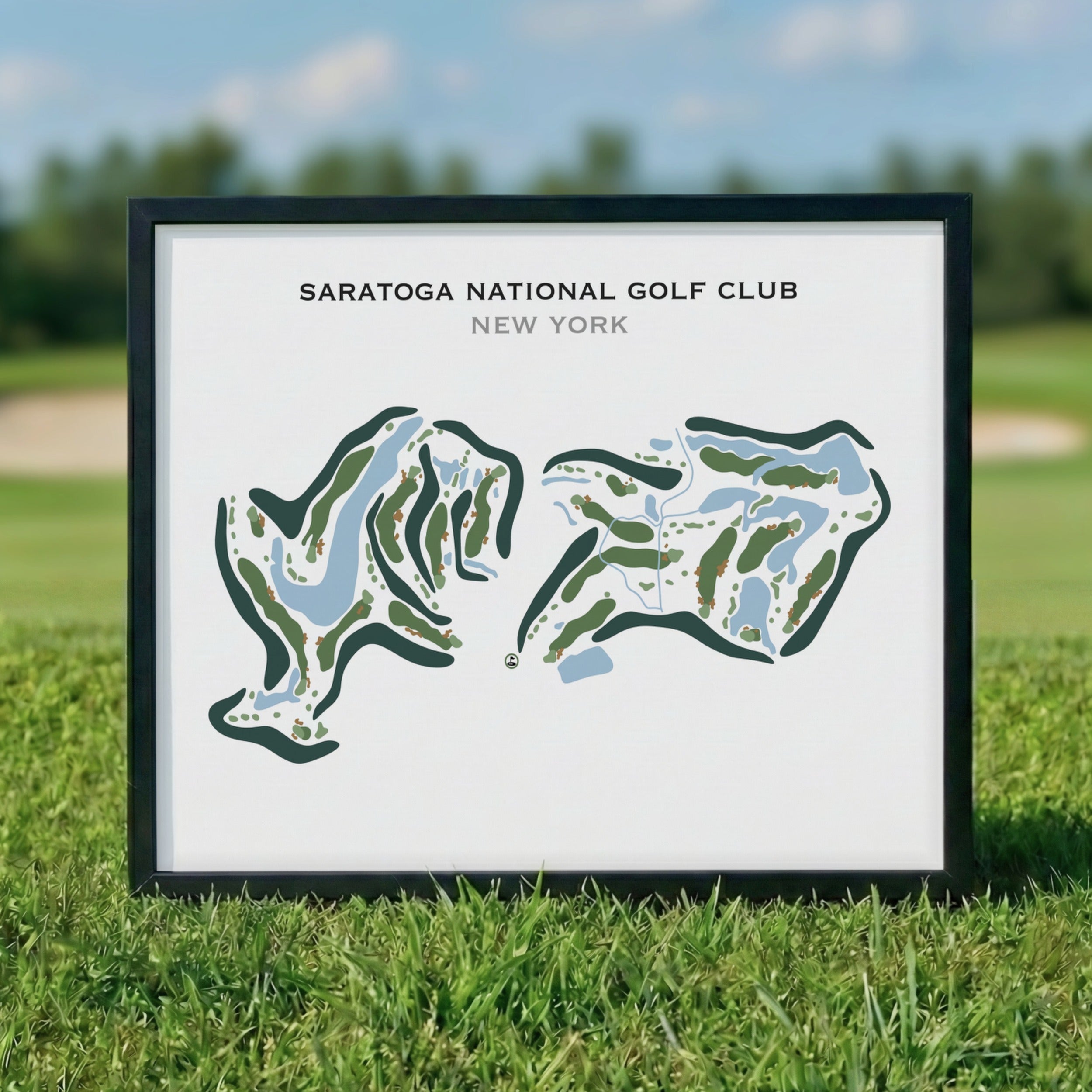 Saratoga National Golf Club, New York - Printed Golf Course