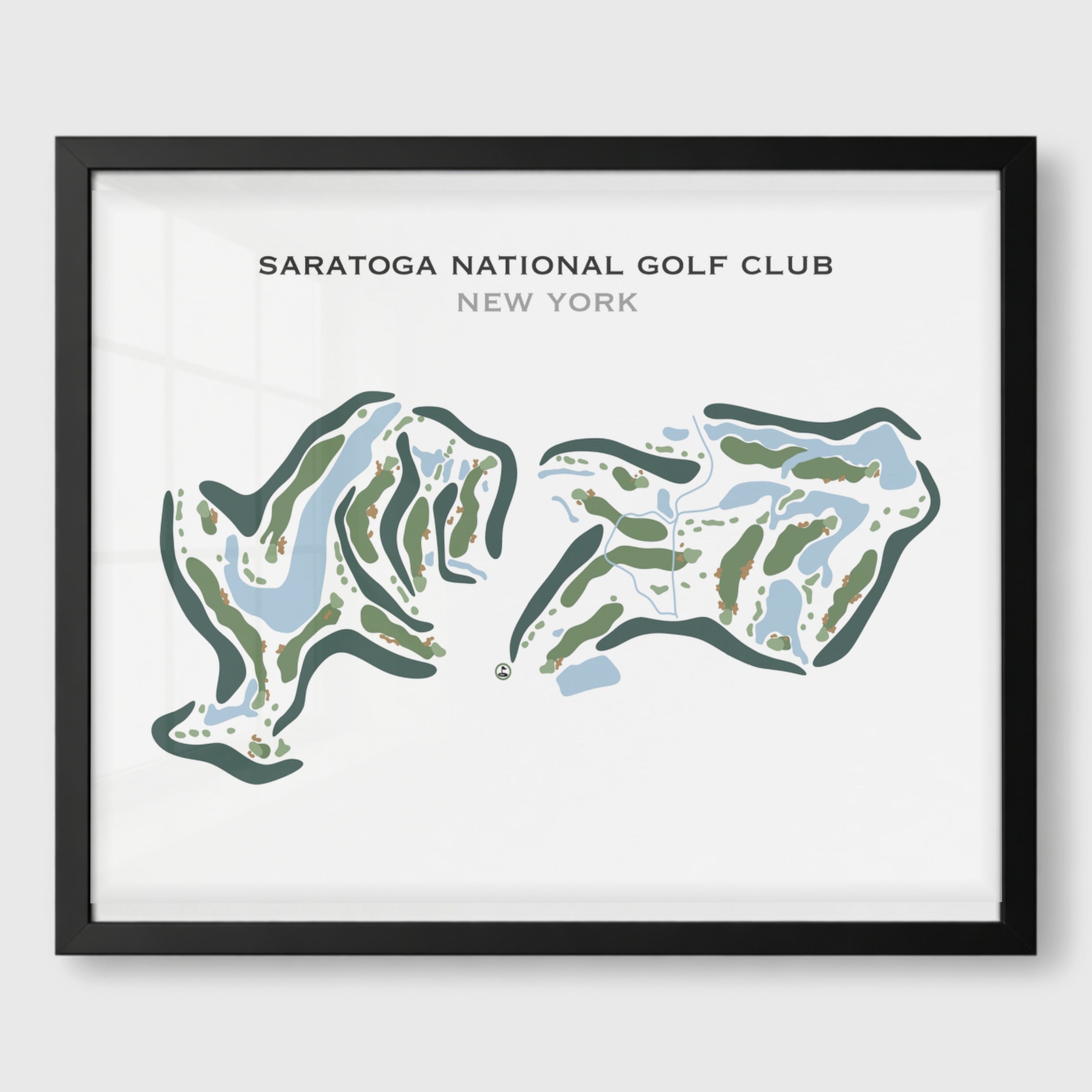 Saratoga National Golf Club, New York - Printed Golf Course