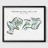 Saratoga National Golf Club, New York - Printed Golf Course