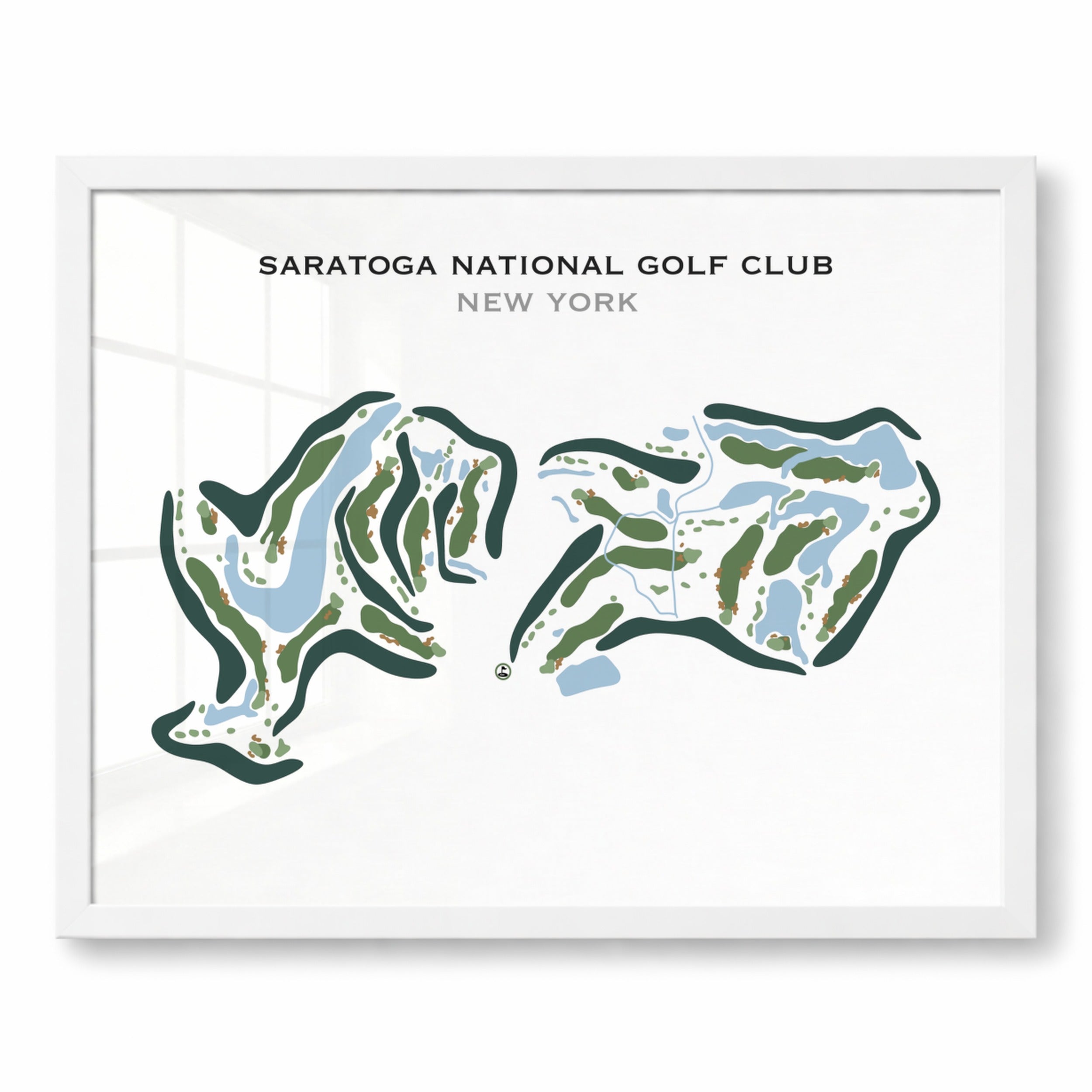 Saratoga National Golf Club, New York - Printed Golf Course