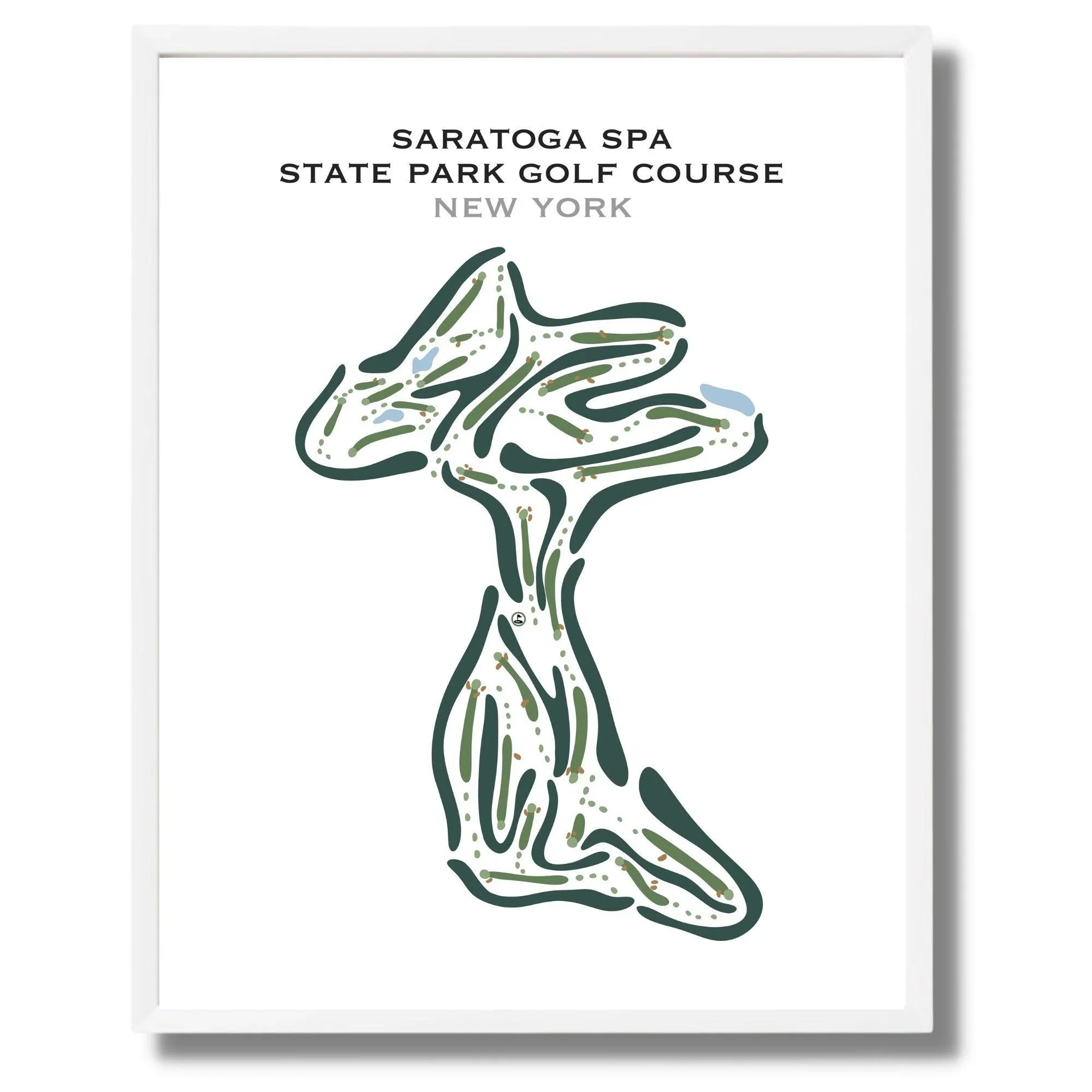 Saratoga Spa State Park Golf Course, New York - Printed Golf Courses