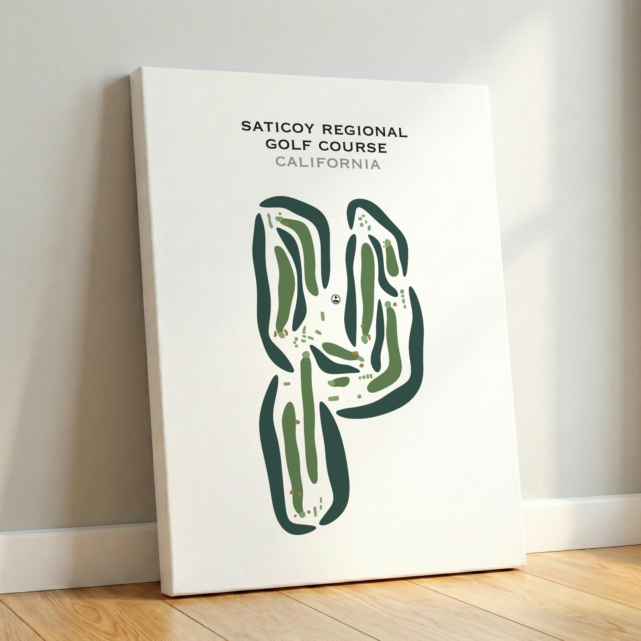 Saticoy Regional Golf Course, California - Printed Golf Courses