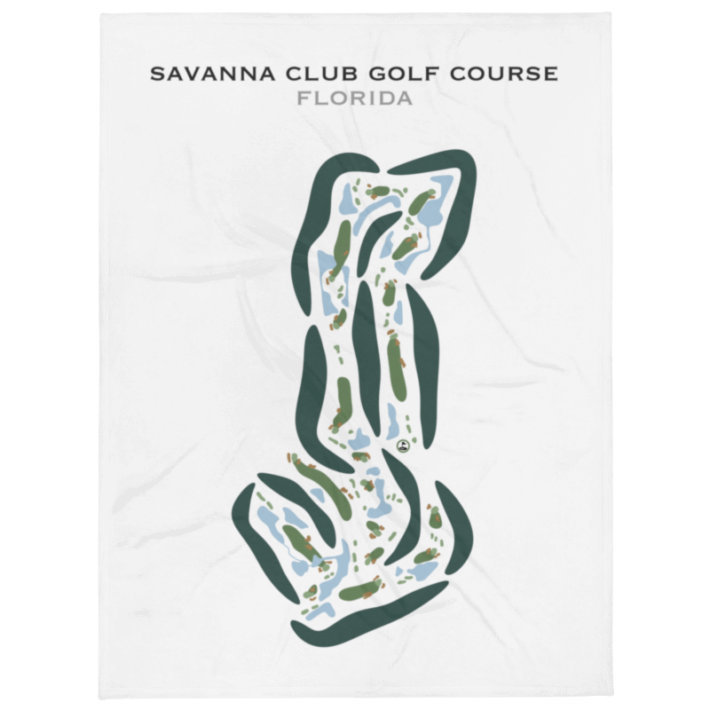 Savanna Club Golf Course, Florida - Printed Golf Courses