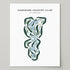 Sawgrass Country Club, Florida - Printed Golf Courses