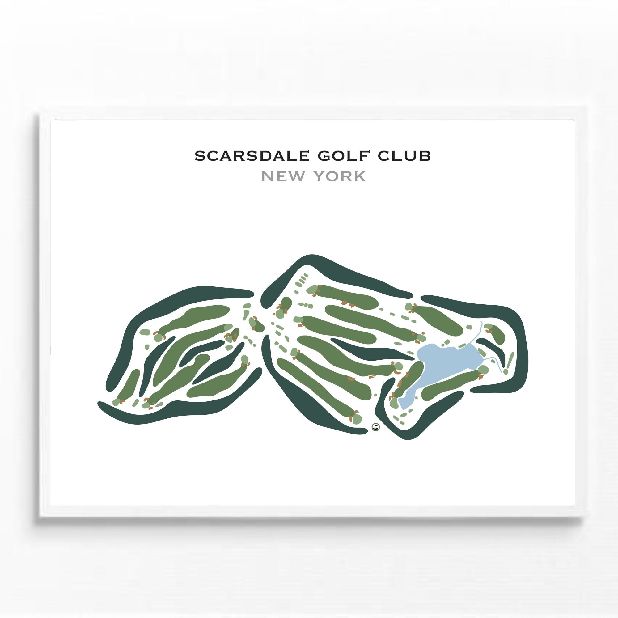Scarsdale Golf Club, New York - Printed Golf Courses