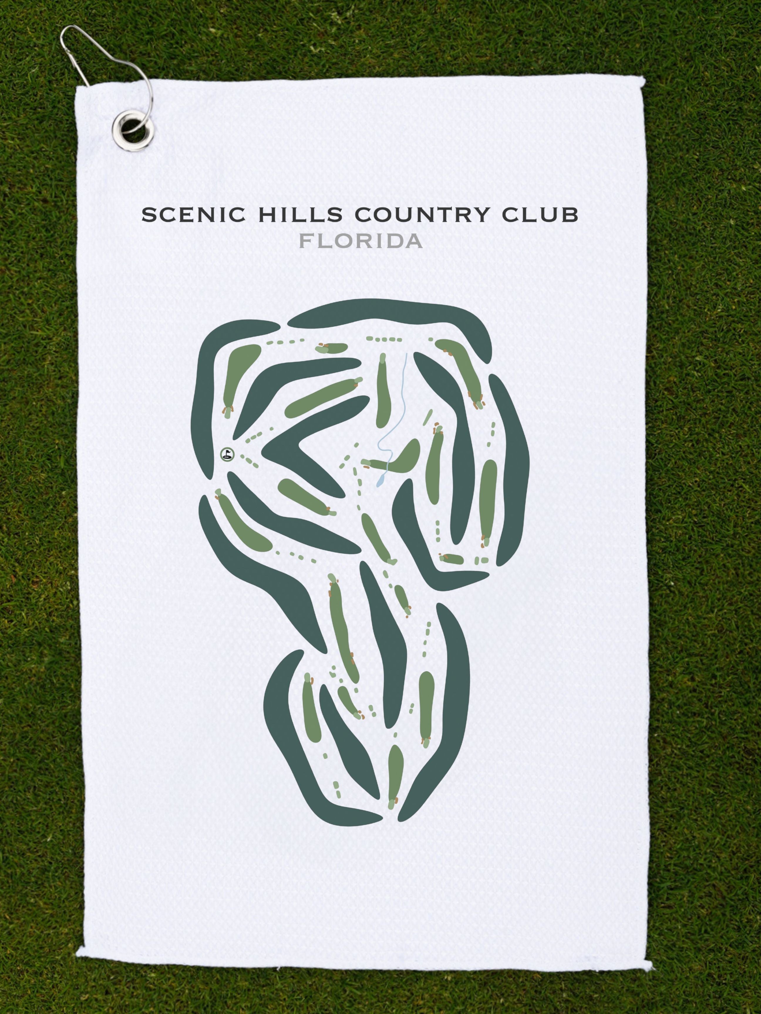 Scenic Hills Country Club, Florida - Printed Golf Courses