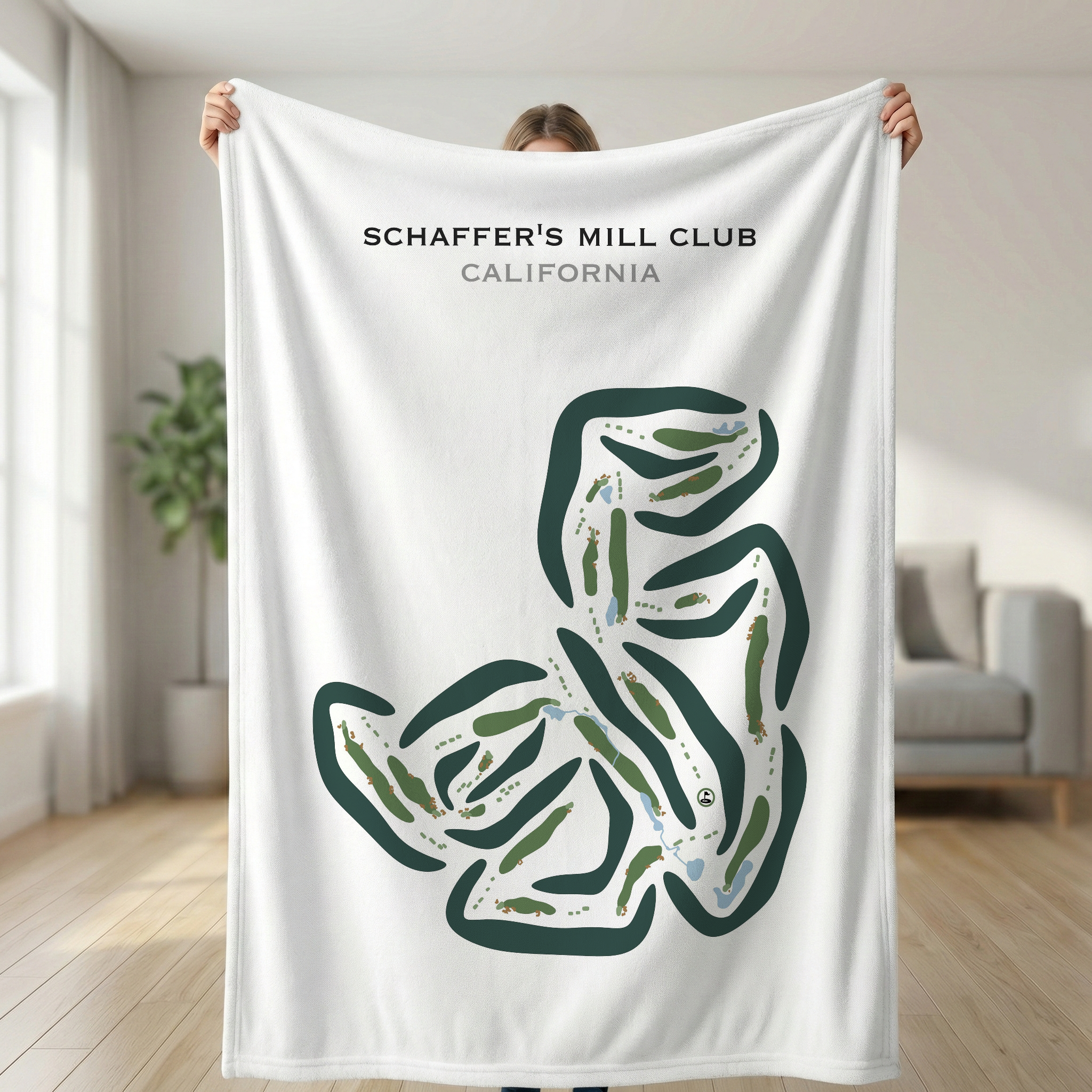 Schaffer's Mill Golf Club, California - Printed Golf Courses