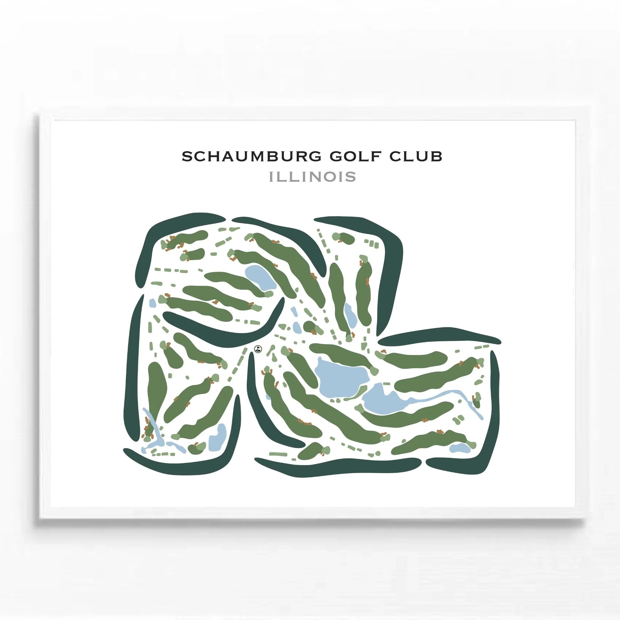 Schaumburg Golf Club, Illinois - Printed Golf Courses