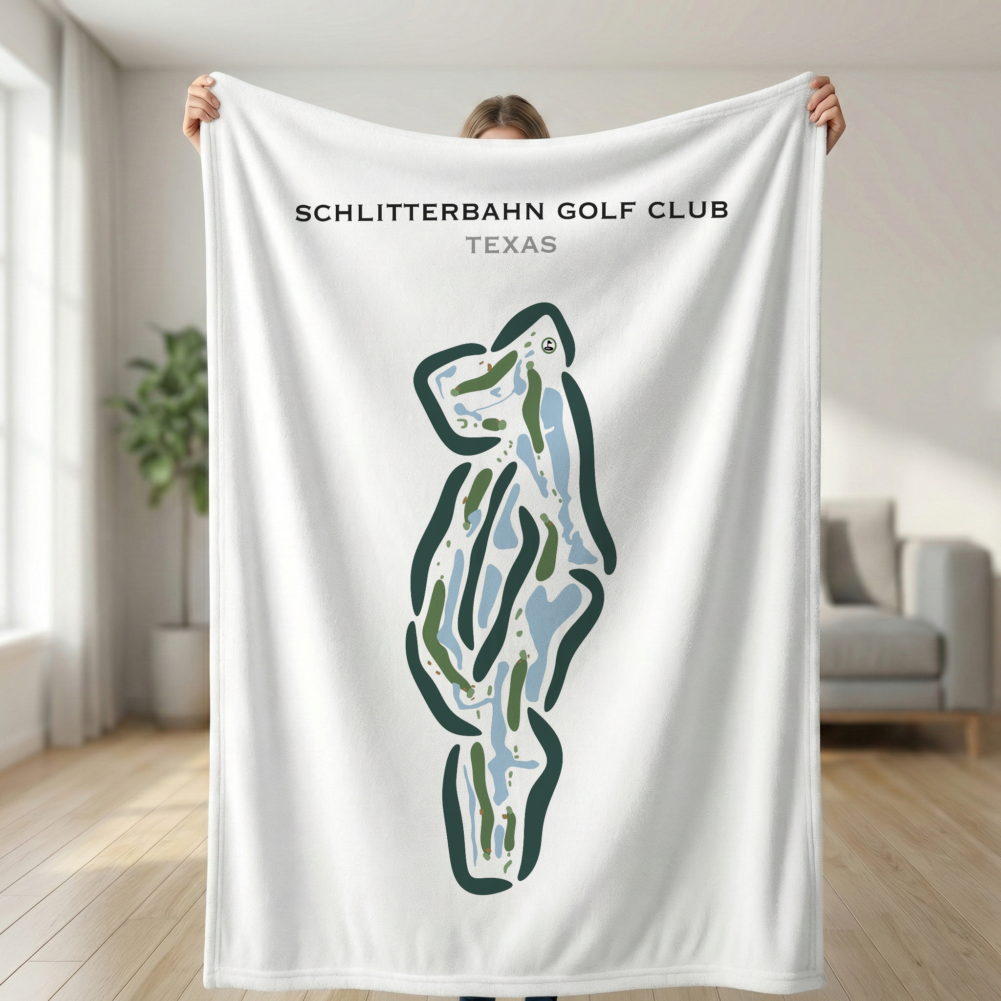 Schlitterbahn Golf Club, Texas - Printed Golf Courses