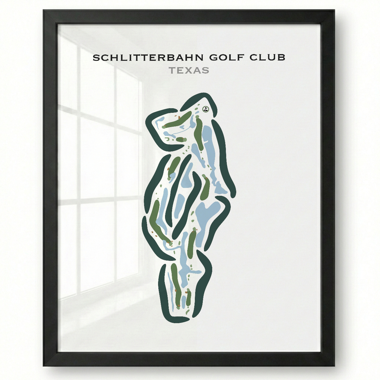 Schlitterbahn Golf Club, Texas - Printed Golf Courses