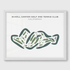 Scholl Canyon Golf & Tennis Club, California - Printed Golf Courses