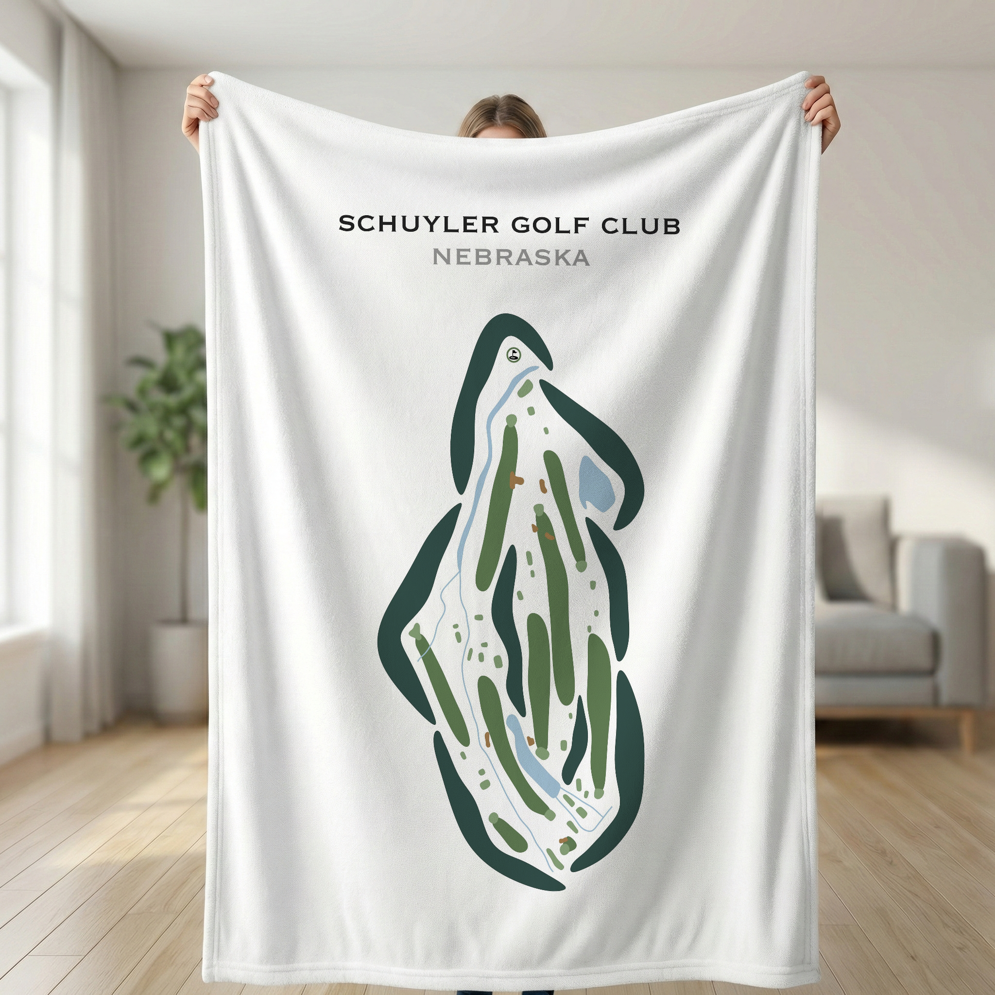 Schuyler Golf Club, Nebraska - Printed Golf Courses