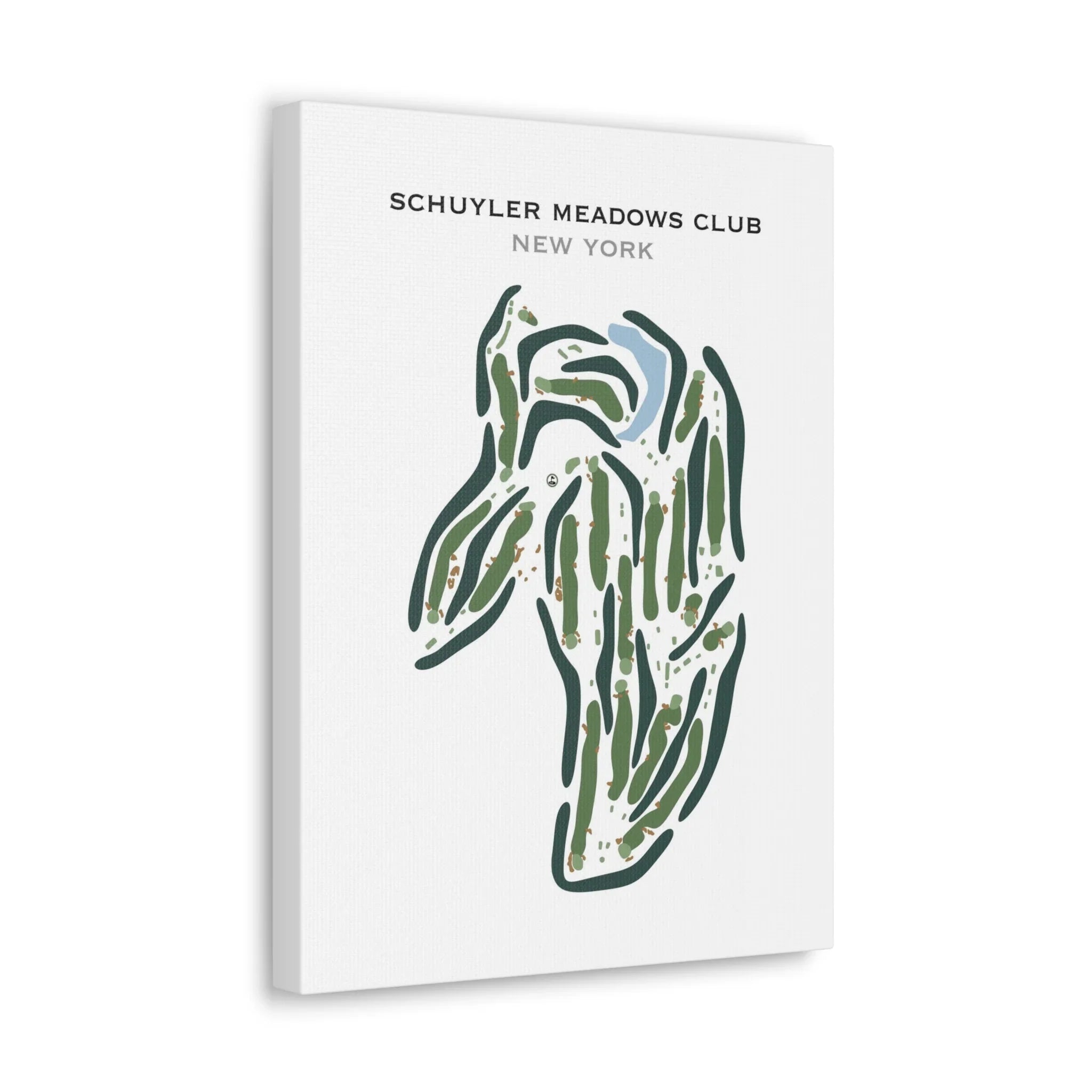 Schuyler Meadows Club, New York - Printed Golf Course