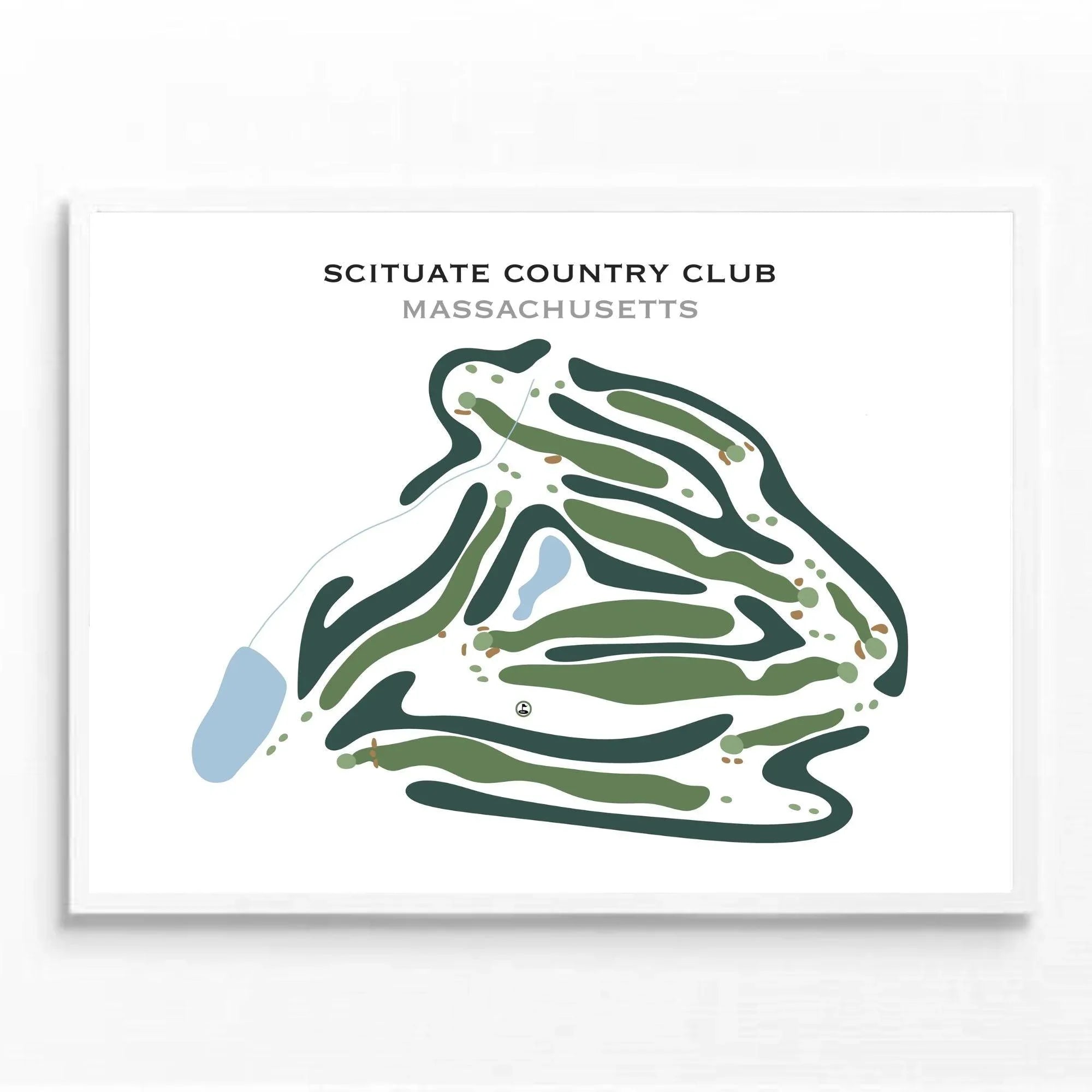 Scituate Country Club, Massachusetts - Printed Golf Courses