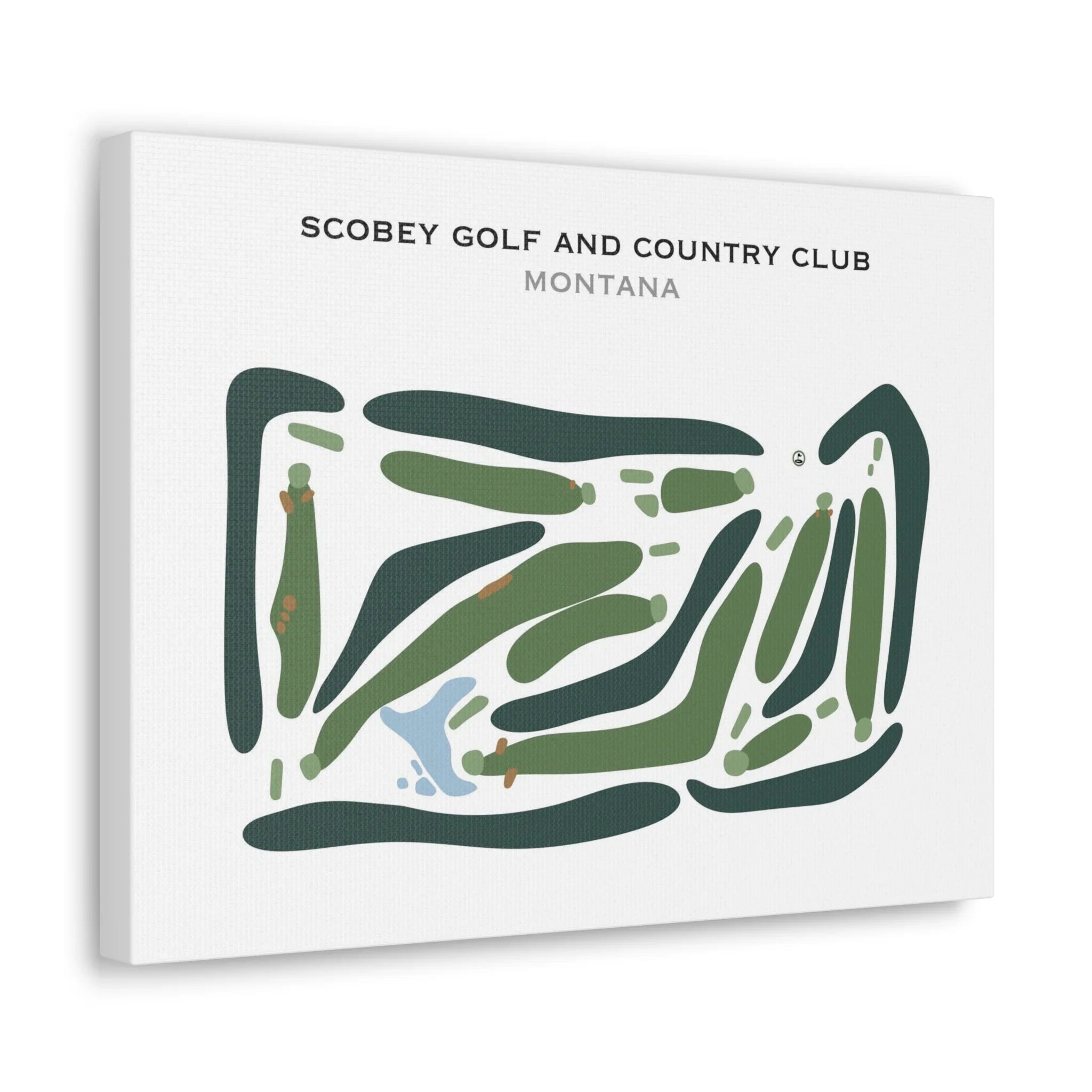 Scobey Golf & Country Club, Montana - Printed Golf Courses