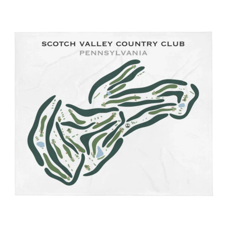 Scotch Valley Country Club, Pennsylvania - Printed Golf Courses