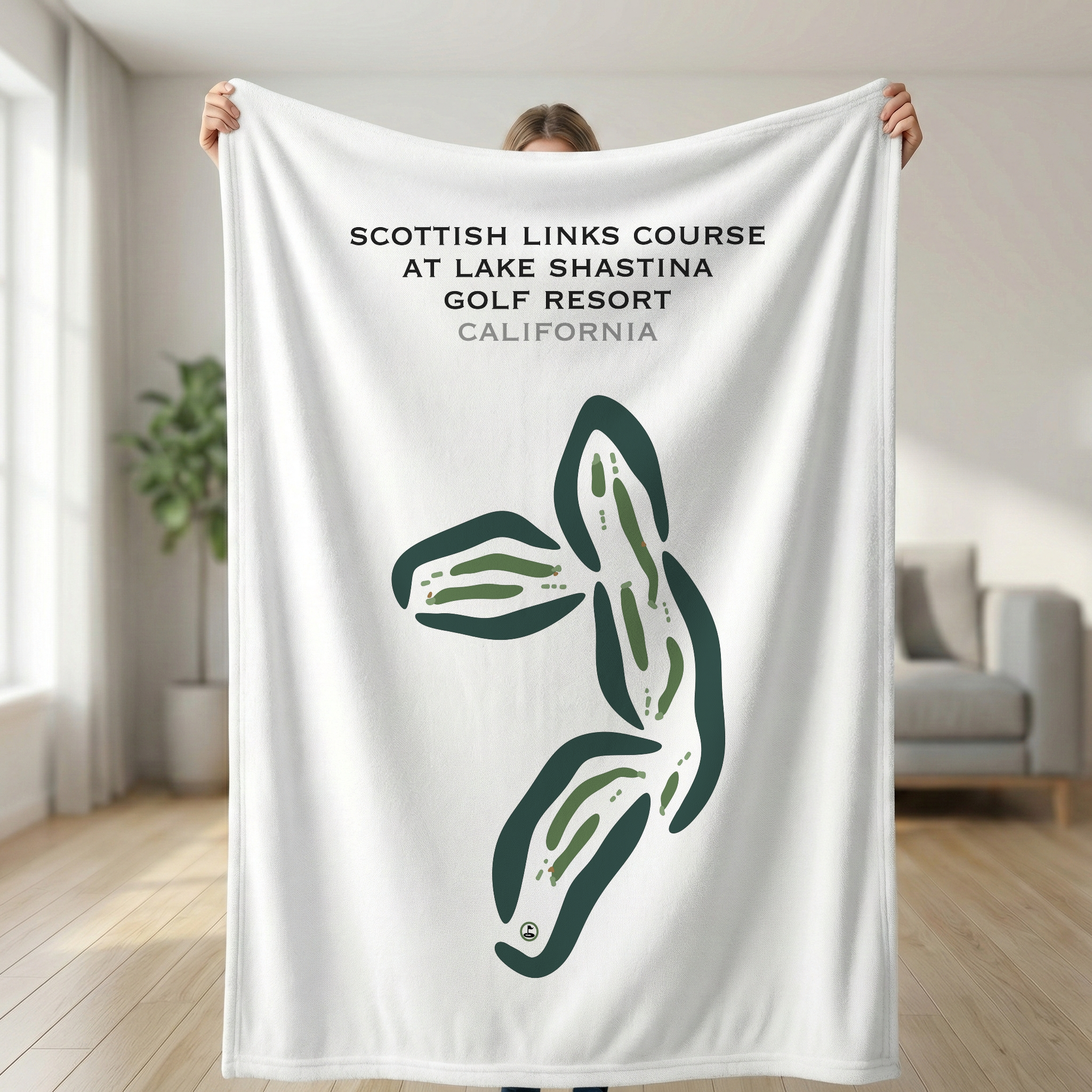 Scottish Links at Lake Shastina Golf Resort, California - Printed Golf Courses