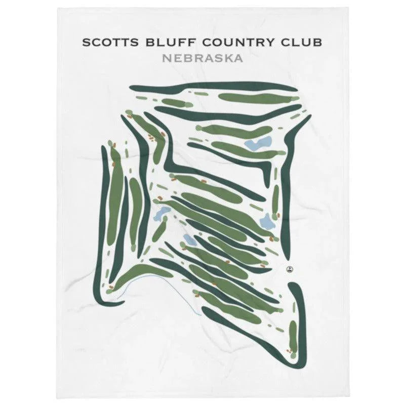 Scotts Bluff Country Club, Nebraska - Printed Golf Courses