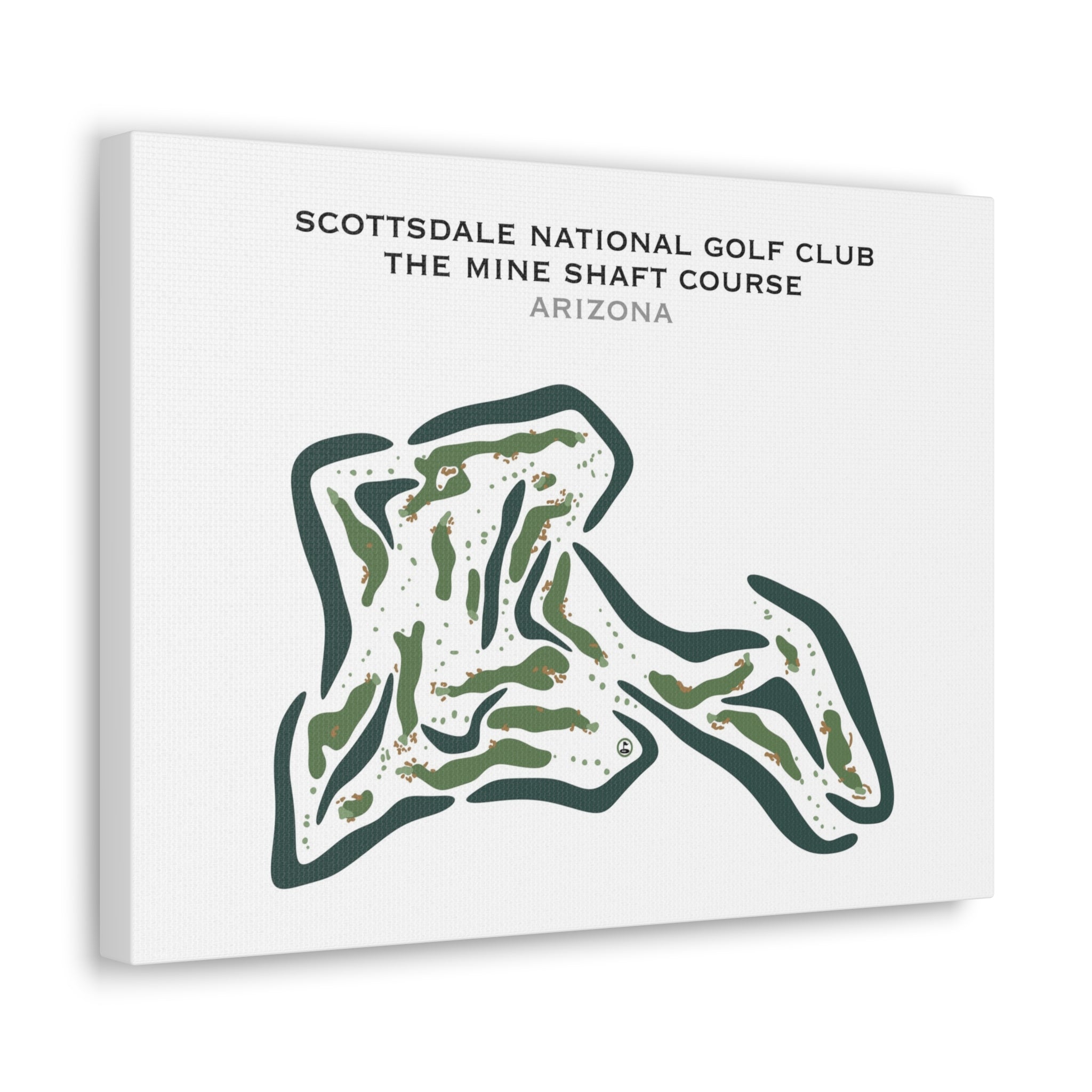 Scottsdale National Golf Club - The Mine Shaft Course, Arizona - Printed Golf Courses