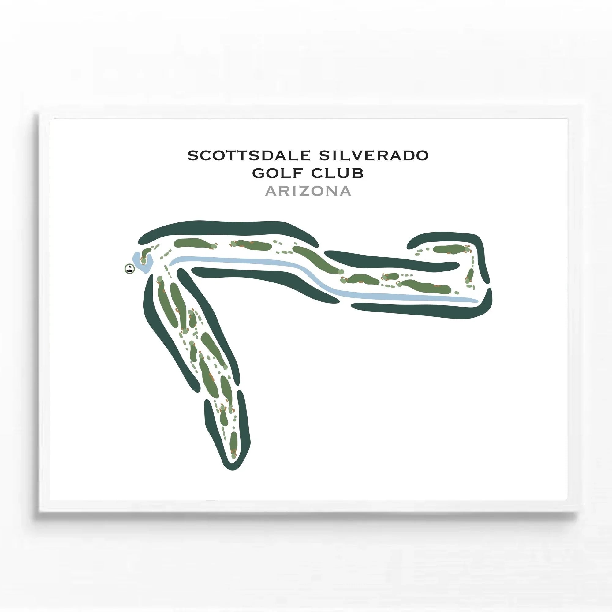 Scottsdale Silverado Golf Club, Arizona - Printed Golf Courses