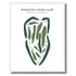 Scranton Canoe Club, Pennsylvania - Printed Golf Courses