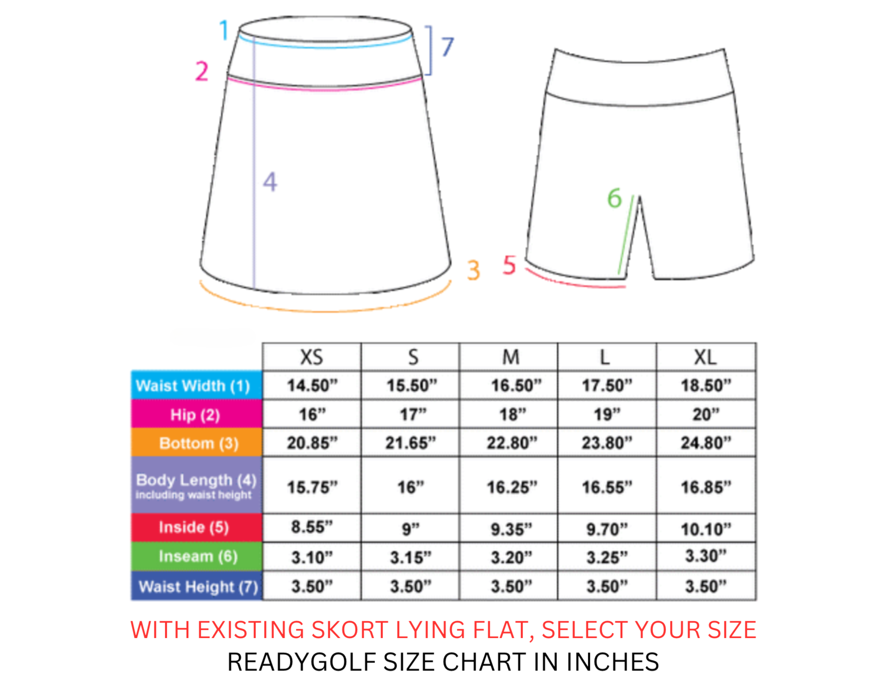 Jackpot Ladies Active SKORT by ReadyGOLF