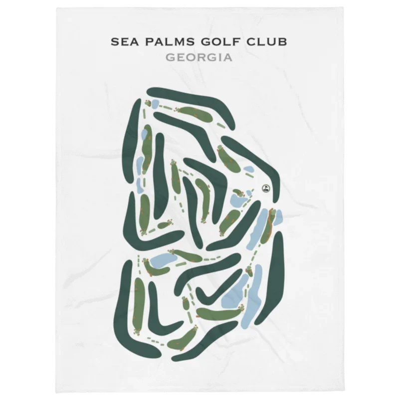 Sea Palms Golf Club, Georgia - Printed Golf Courses