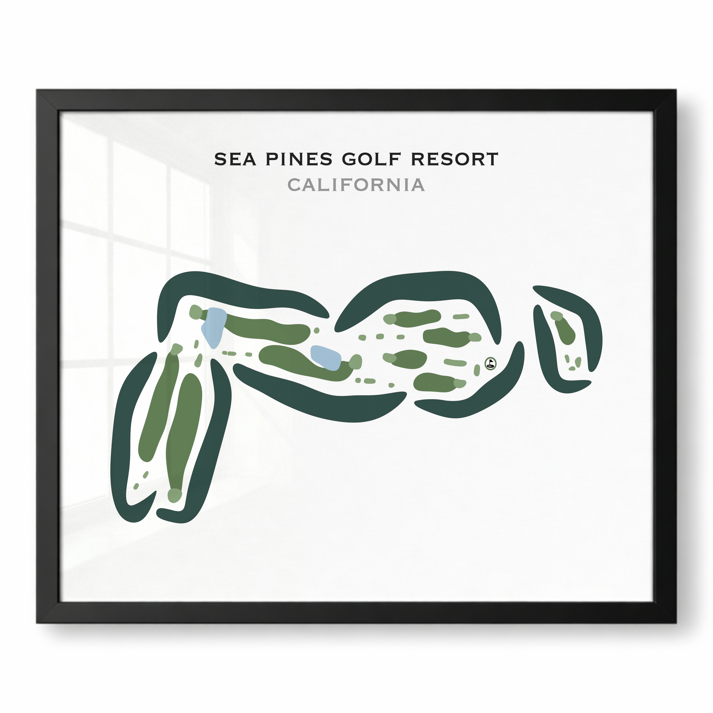Sea Pines Golf Resort, California - Printed Golf Courses