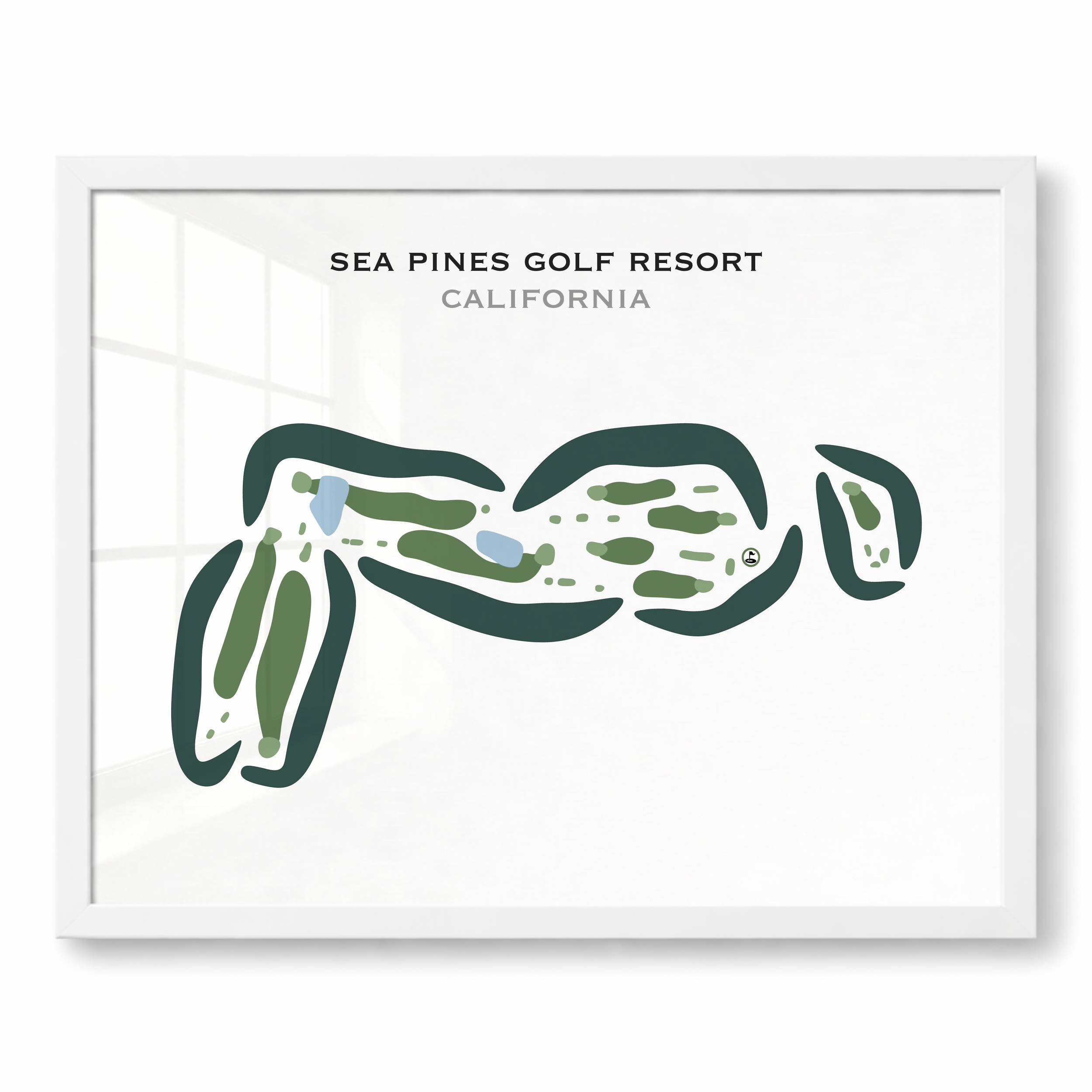 Sea Pines Golf Resort, California - Printed Golf Courses