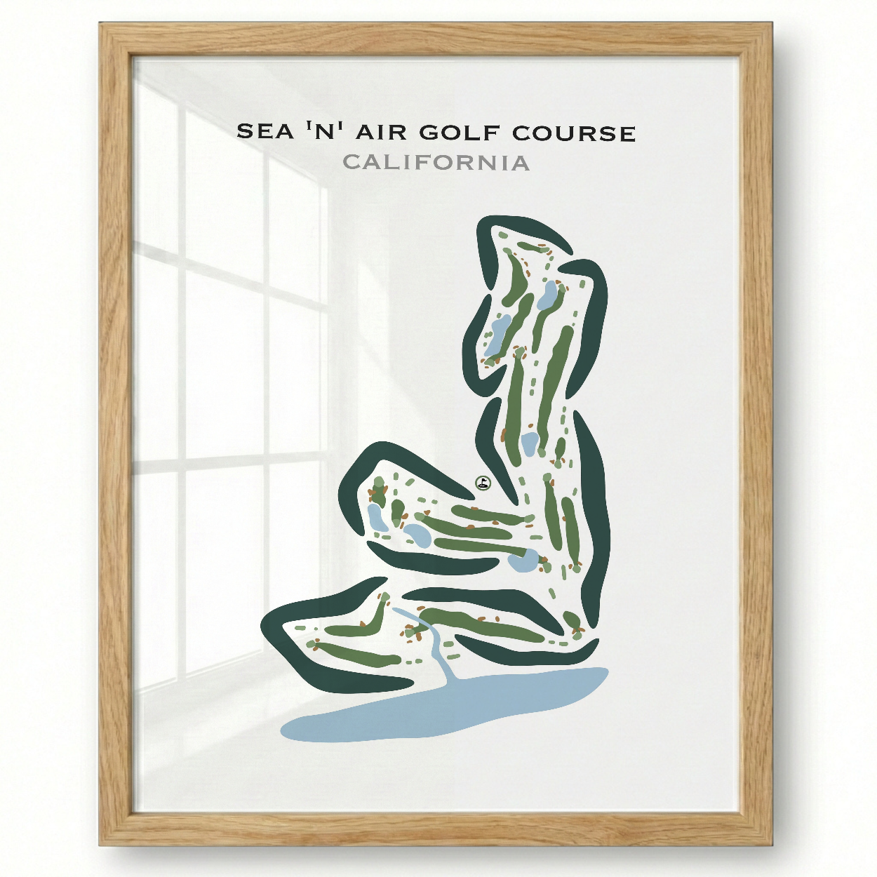 Sea 'N Air Golf Club, California - Printed Golf Courses