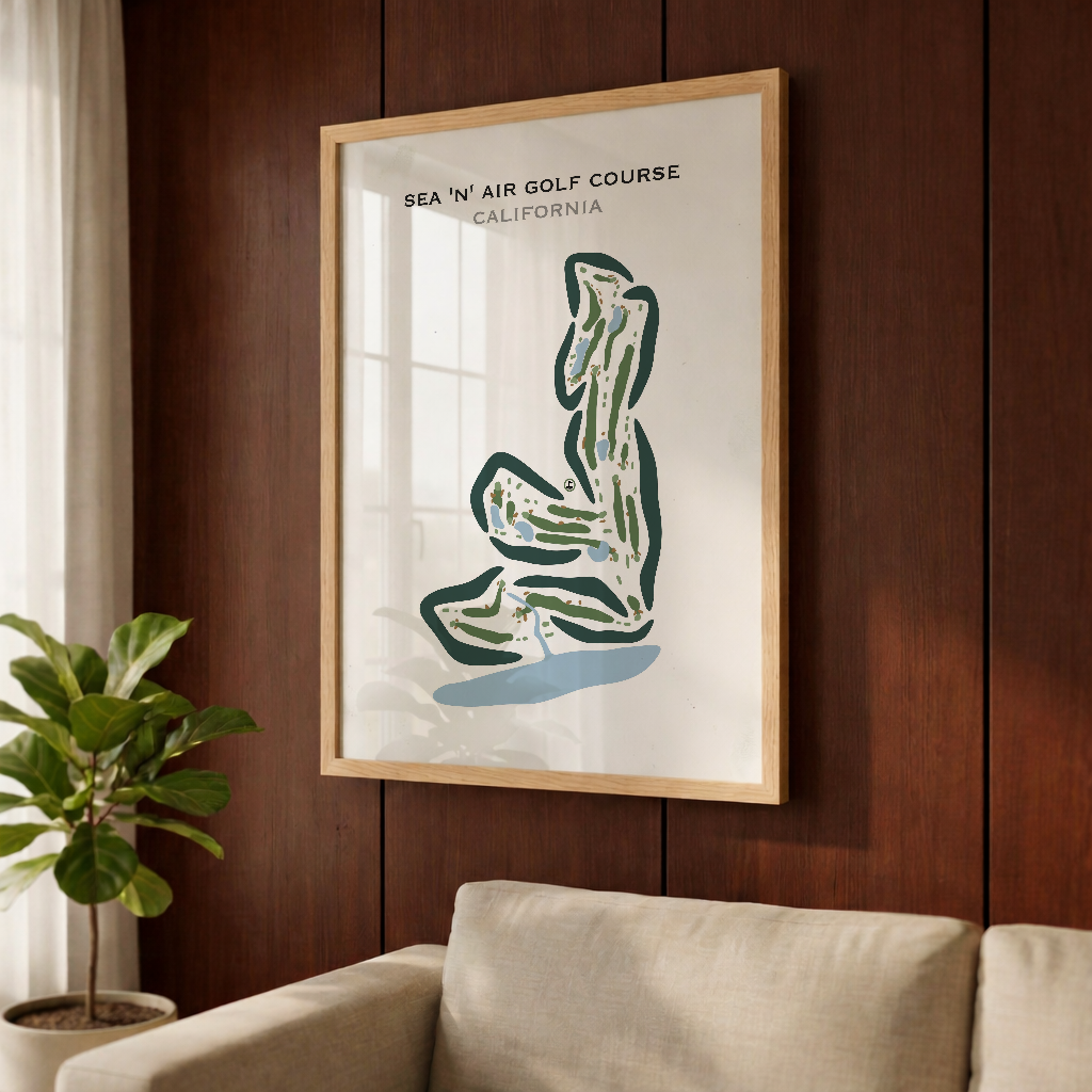 Sea 'N Air Golf Club, California - Printed Golf Courses