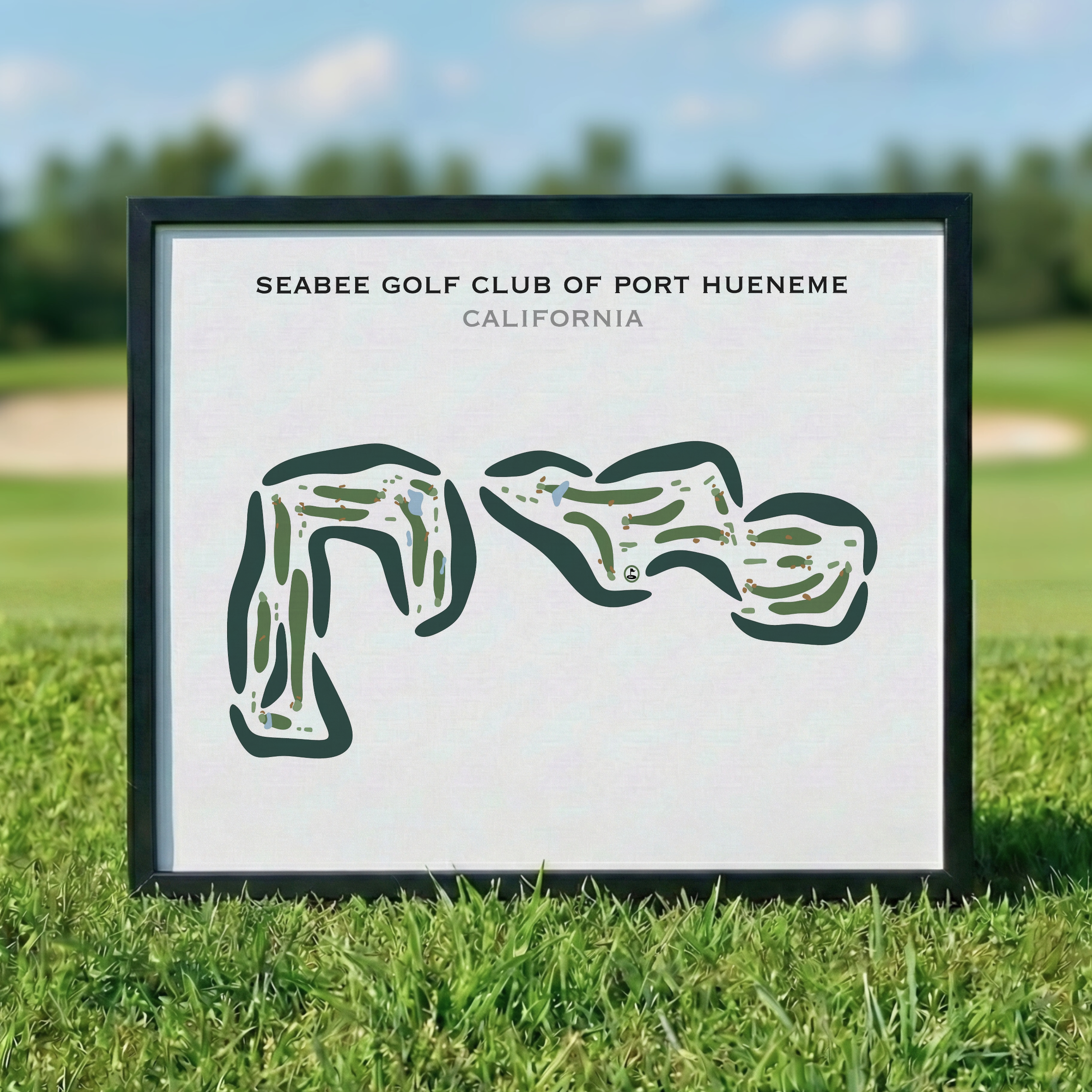 Seabee Golf Club of Port Hueneme, California - Printed Golf Courses