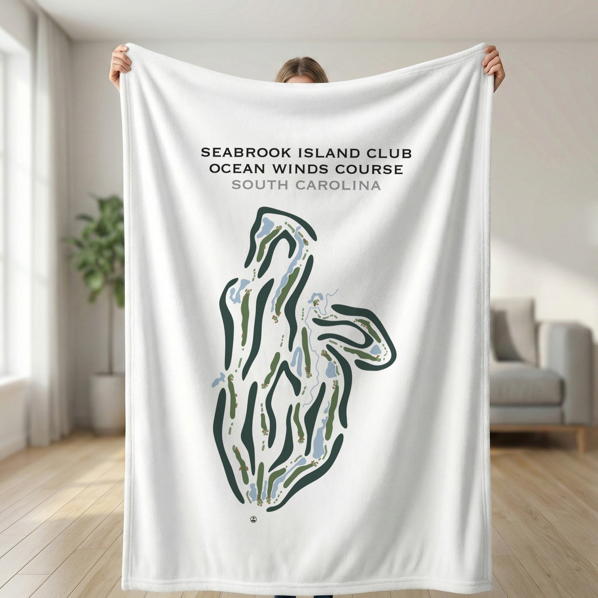 Seabrook Island Club, Ocean Winds Course, South Carolina - Printed Golf Course