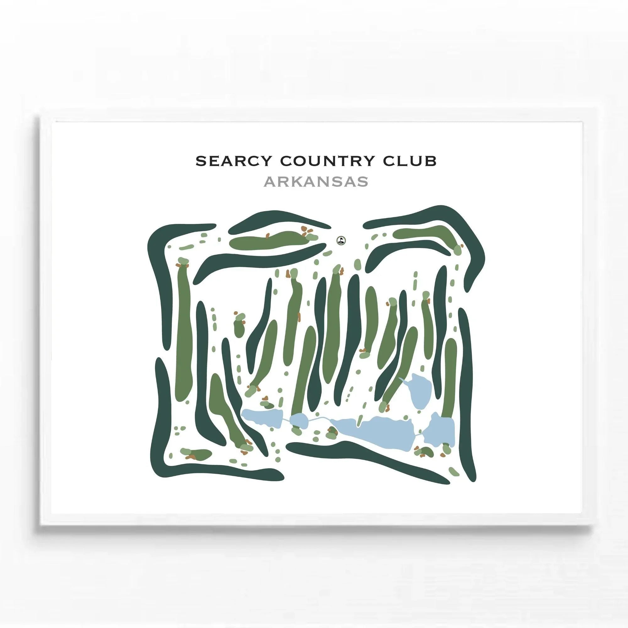 Searcy Country Club, Arkansas - Printed Golf Course
