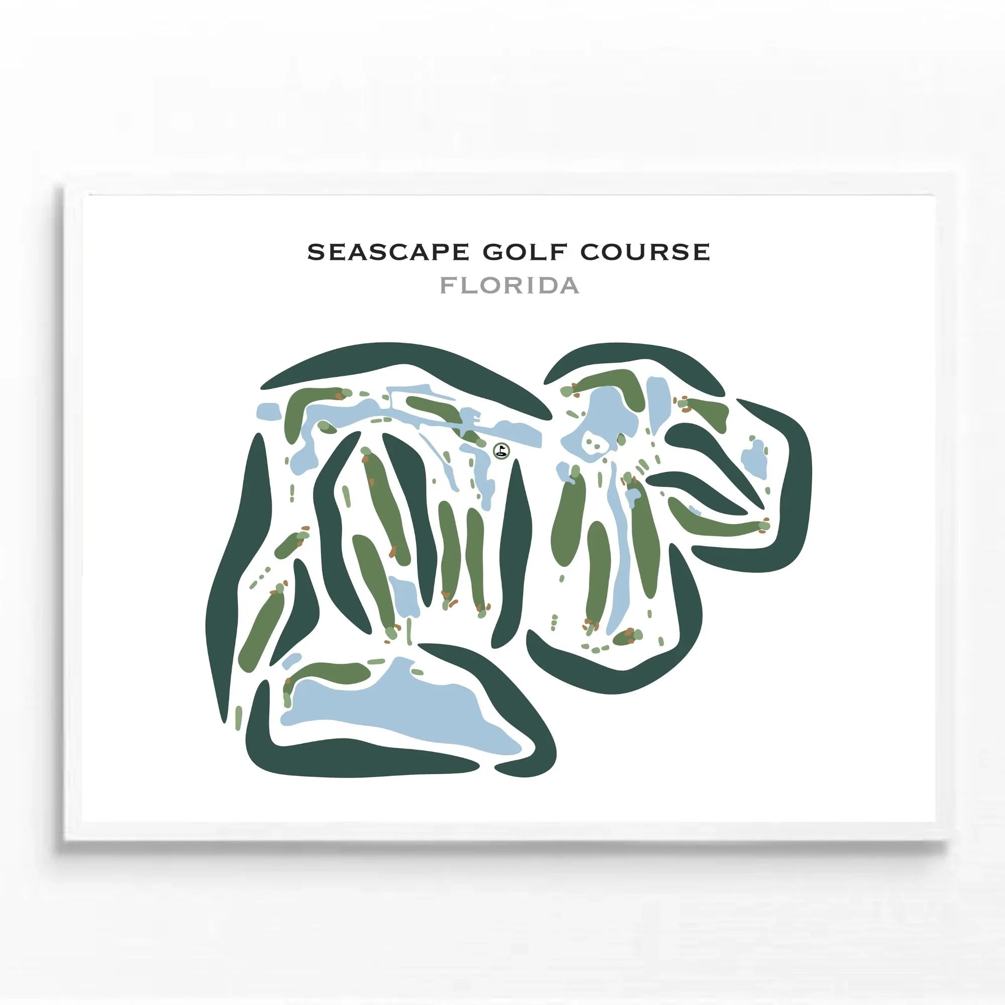 Seascape Golf Course, Florida - Printed Golf Courses