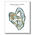 Seaside Golf Course, Georgia - Printed Golf Courses