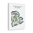 Seaview Golf Club - Bay Course, New Jersey - Printed Golf Courses