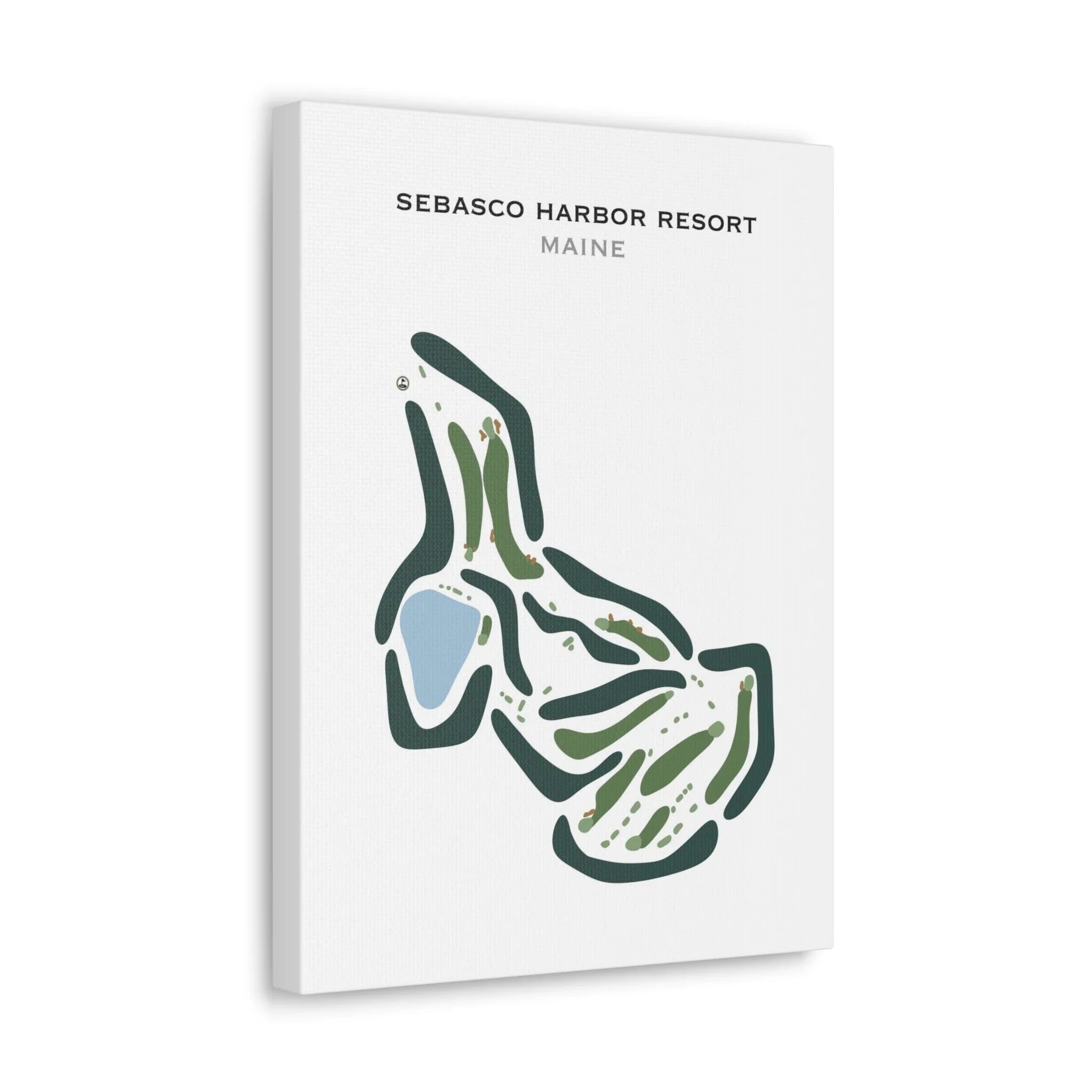 Sebasco Harbor Resort, Maine - Printed Golf Courses