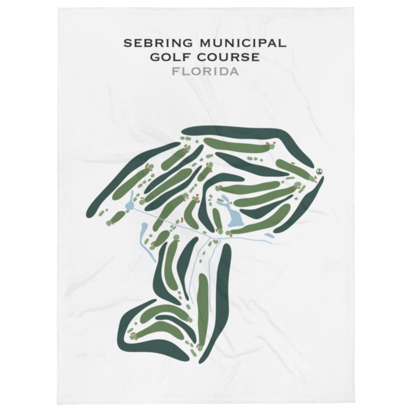 Sebring Municipal Golf Course, Florida - Printed Golf Courses