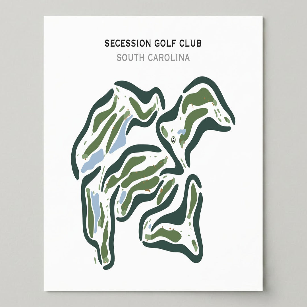 Secession Golf Club, South Carolina - Printed Golf Courses