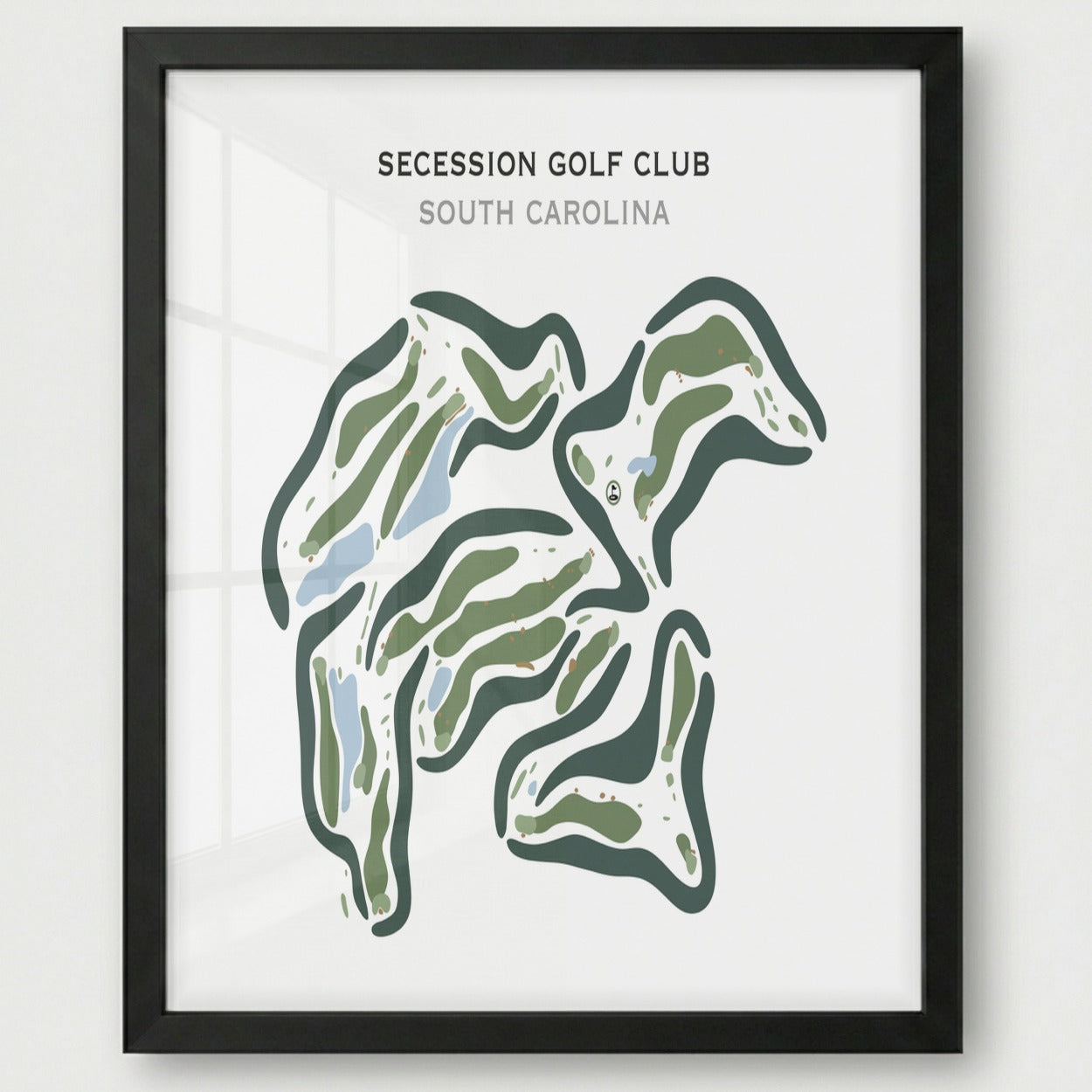 Secession Golf Club, South Carolina - Printed Golf Courses