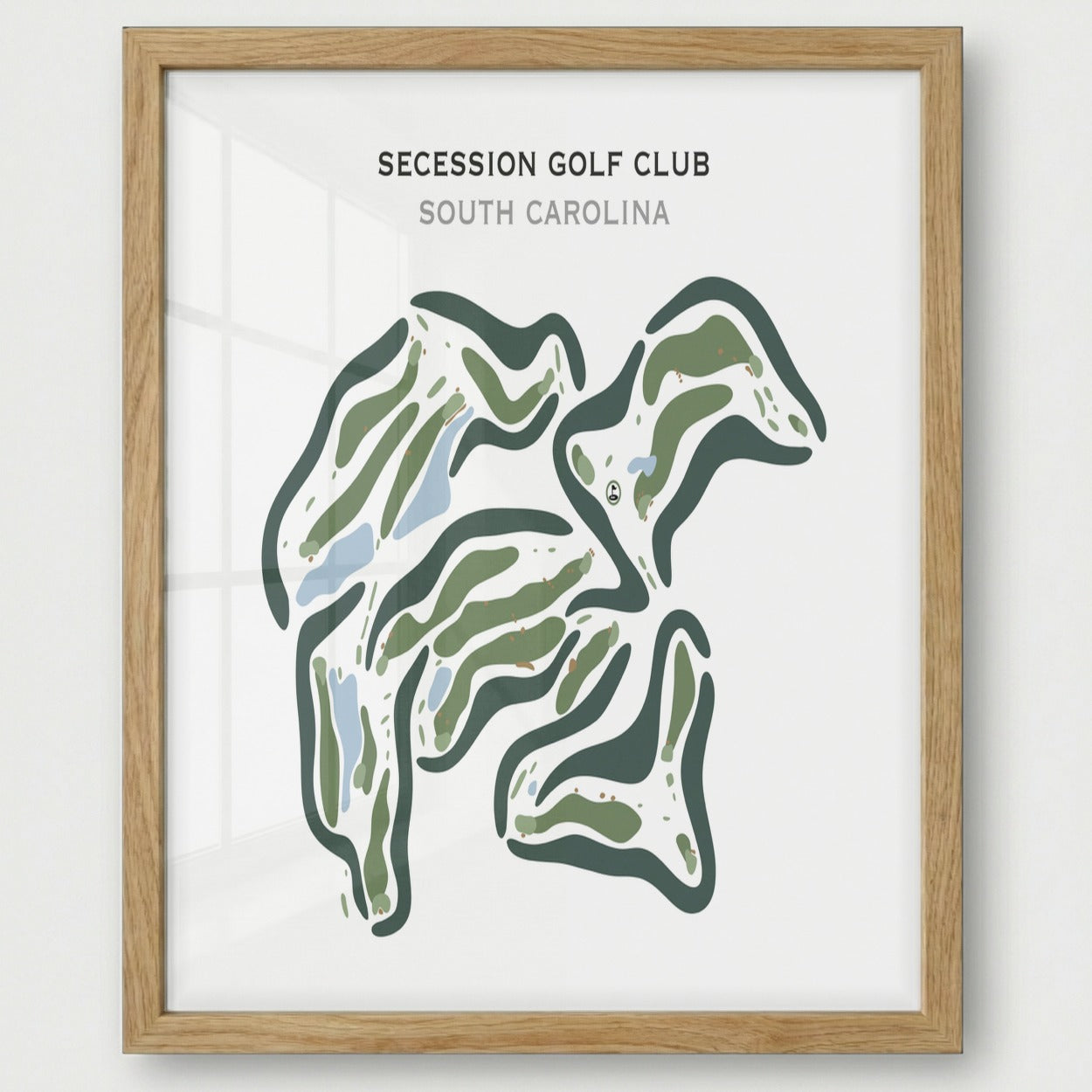 Secession Golf Club, South Carolina - Printed Golf Courses