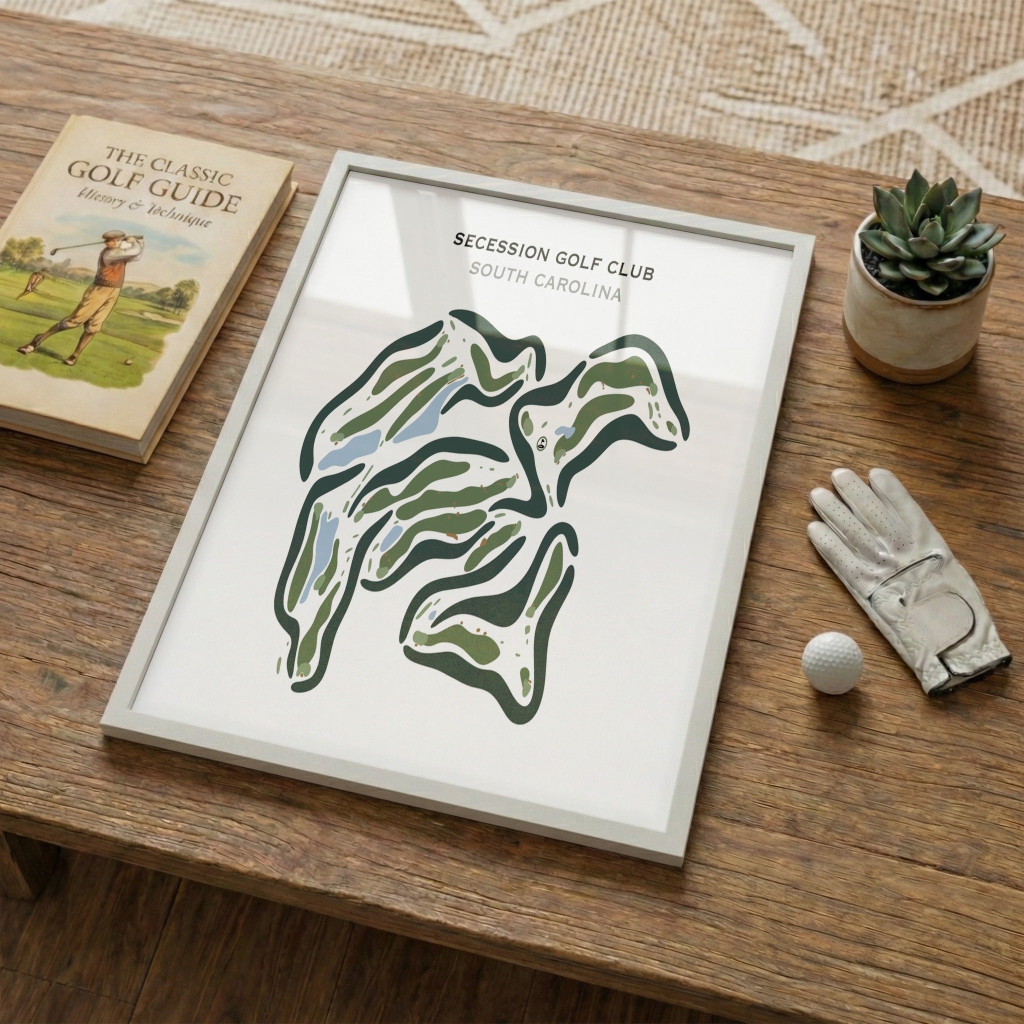 Secession Golf Club, South Carolina - Printed Golf Courses