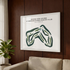 Second Nine Course at Bermuda Dunes Country Club, California - Printed Golf Courses