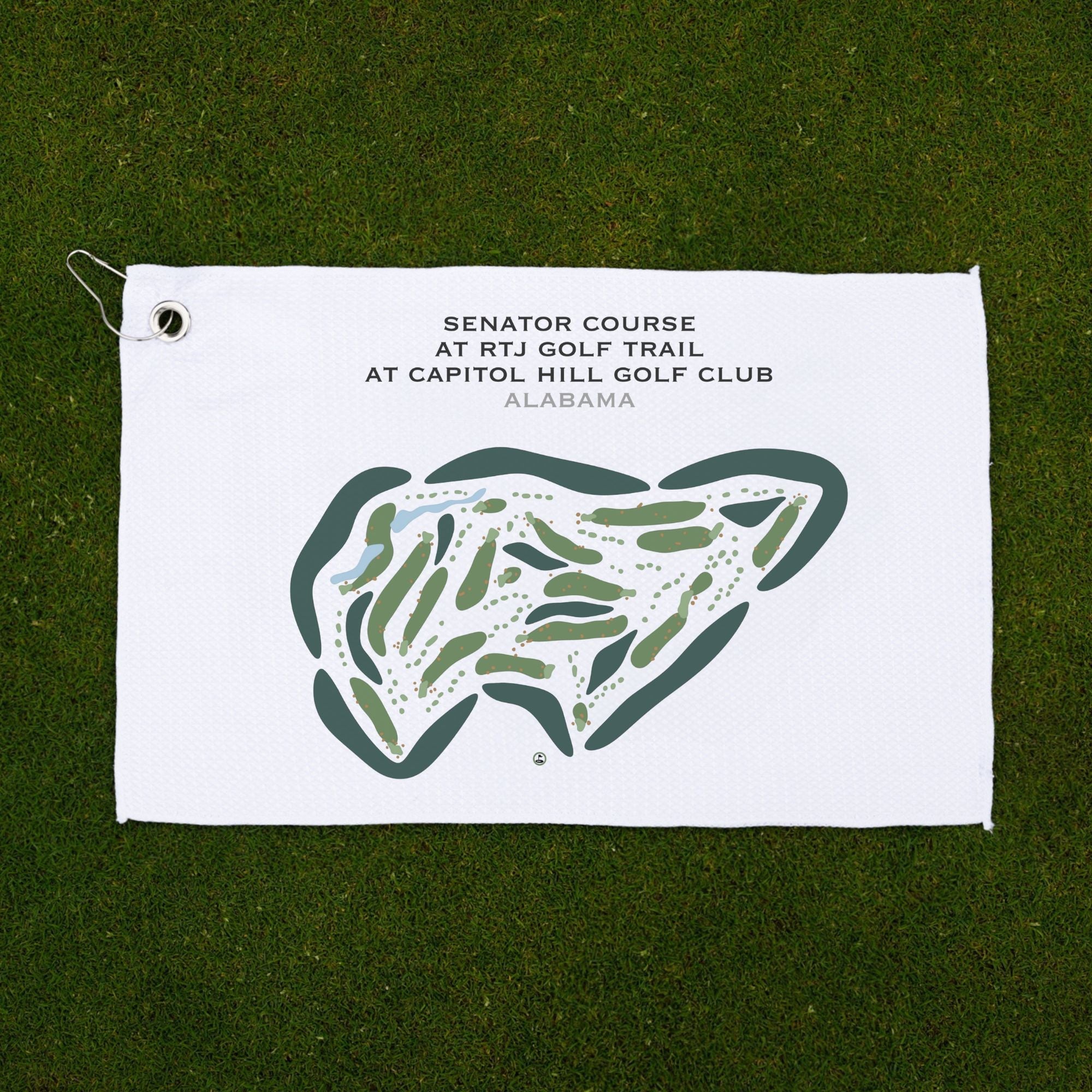 Senator Course at RTJ Golf Trail at Capitol Hill, Alabama - Printed Golf Courses