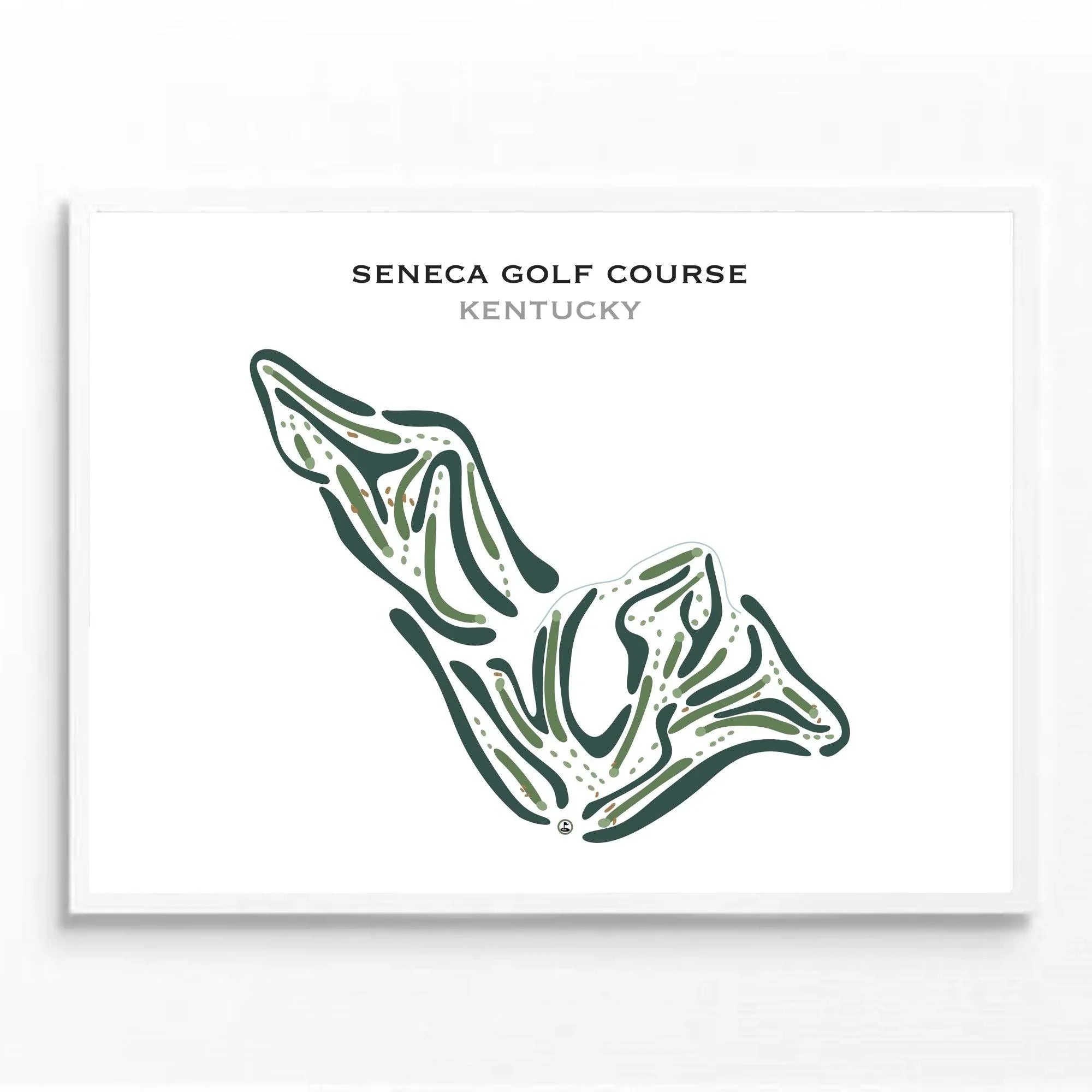 Seneca Golf Course, Kentucky - Printed Golf Courses