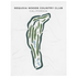 Sequoia Woods Country Club, California - Printed Golf Courses